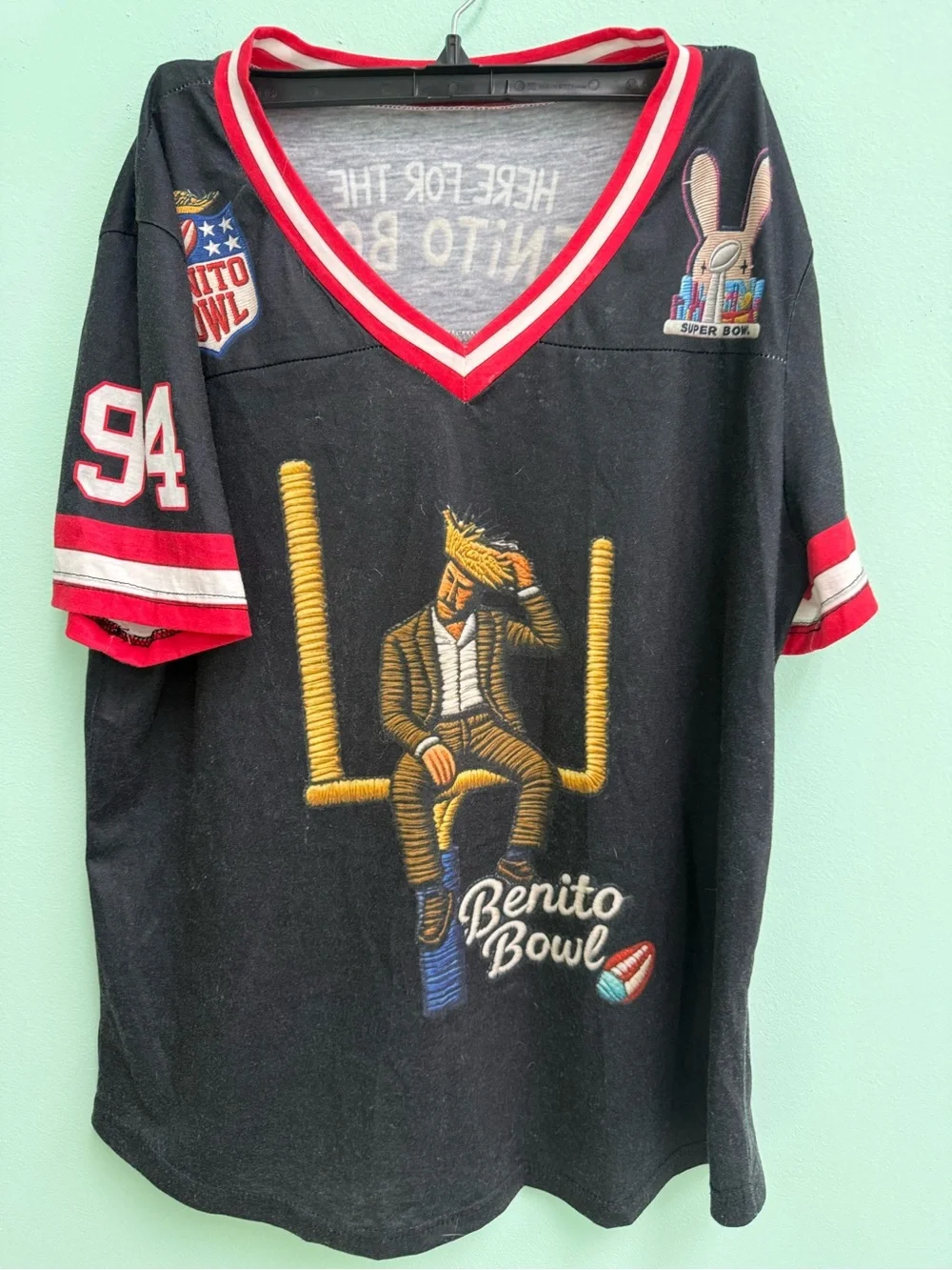 Bad Bunny Benito Bowl Super Bowl Jersey XL